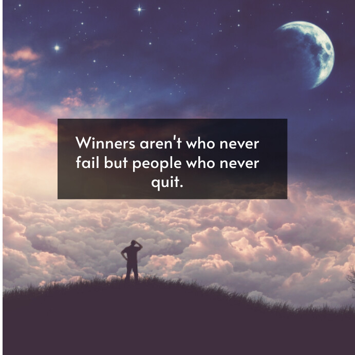Nature motivational quote template Instagram Post
