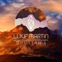 Nature themed Album Cover Portada de Álbum template