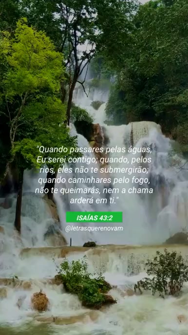 Nature Vídeo Instagram Digital Display (9:16) template