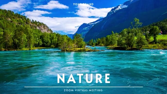 Nature Zoom Background | Video Template | PosterMyWall