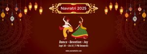 Navratri Garba Dandiya Event Facebook Cover Photo Template Facebook-Cover