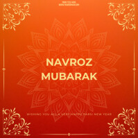 Navroz Mubarak Publicação no Instagram template