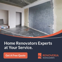 Navy Blue, Sky Blue and White Modern Layout Professional House Painting and Home Decor Advertisement Instagram Post template