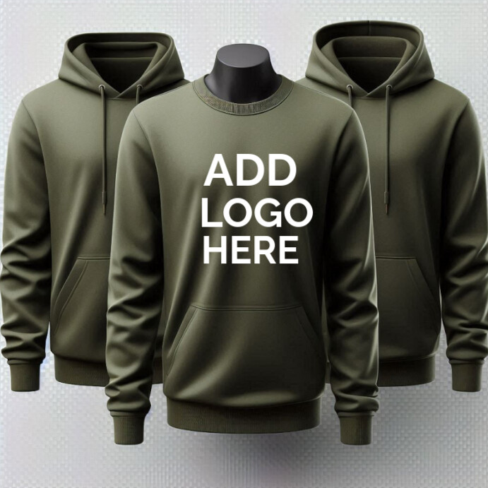 Navy Long sleeves T-shirt mockup Instagram Post template