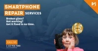 Navy Maximalist Smartphone Repair Services Fa Facebook Shared Image template