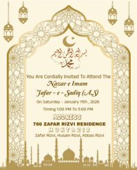 Nazar Imam Jafar Sadiq (A.S) Instagram Portrait template