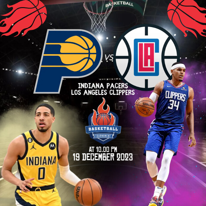 Match Card Design Nba Copy of NBA BASKETBALL MATCH DAY | PosterMyWall