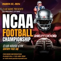 NCAA Football Championship Publicación de Instagram template