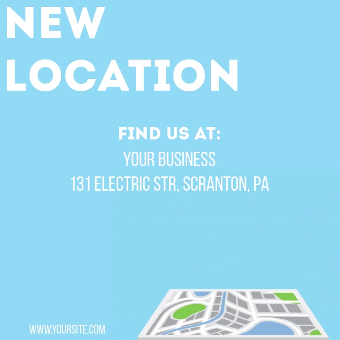 Ne Location Pinpoint animation Template | PosterMyWall