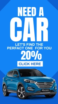 need a car Instagram Story template