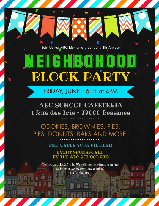 Abc Party Flyer