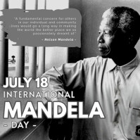 nelson mandela day Instagram Plasing template