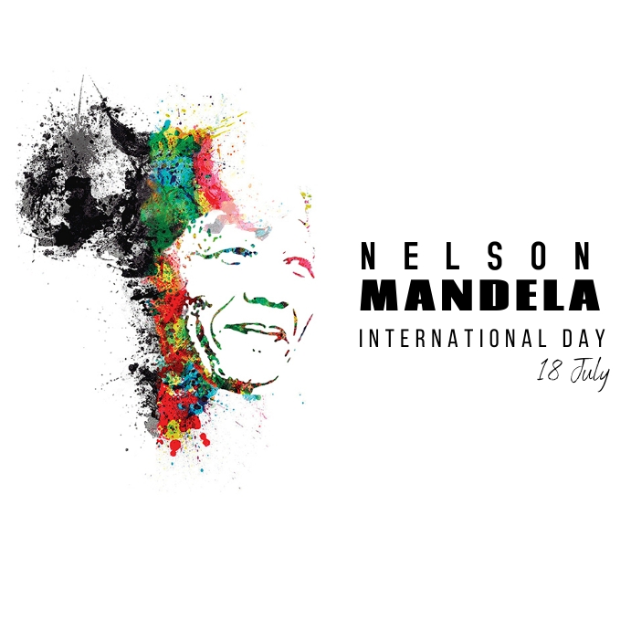 Nelson Mandela Day Instagram Post template