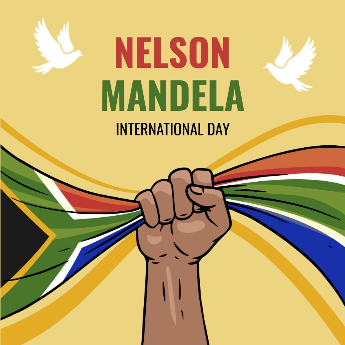 Nelson Mandela Day Template PosterMyWall