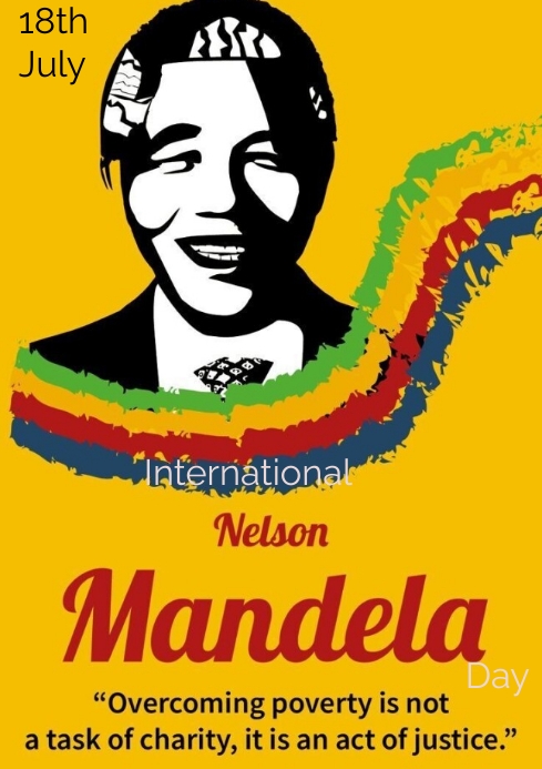 Nelson Mandela day Template | PosterMyWall