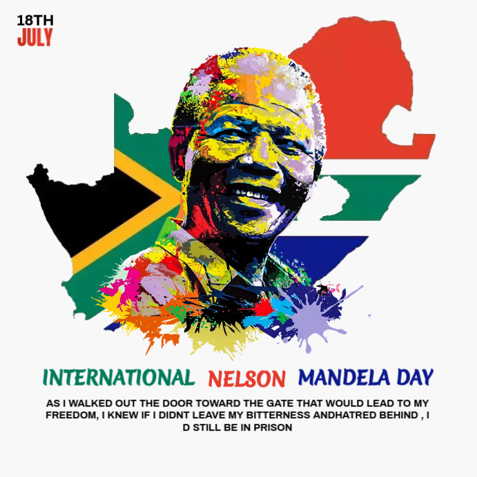 Plantilla De Nelson Mandela Day Poster PosterMyWall plantilla-de-nelson-mandela-day-poster-postermywall
