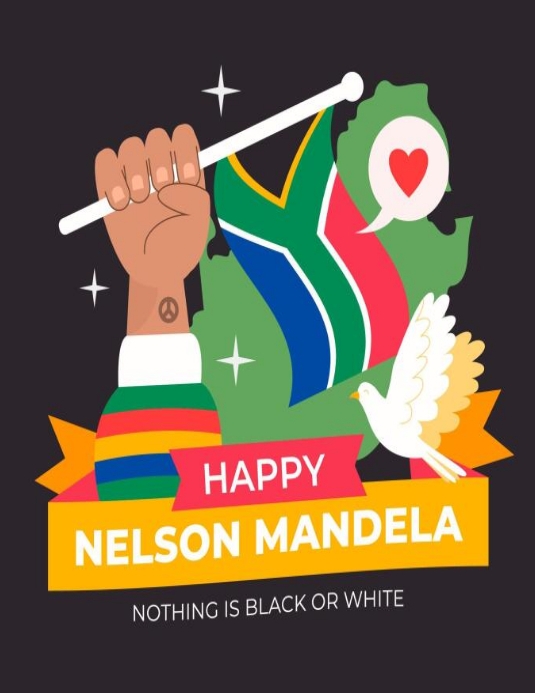 Nelson Mandela Template PosterMyWall