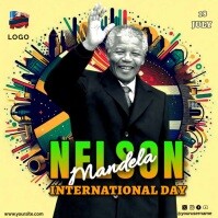 Nelson Mandela International Day Instagram Post template