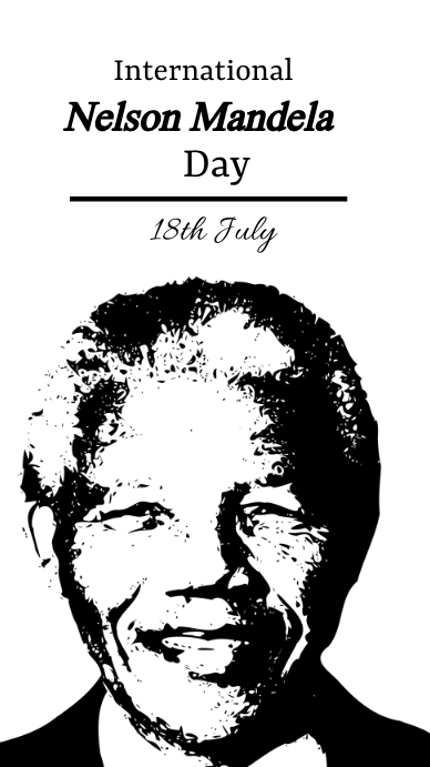 Nelson Mandela International Day Template | PosterMyWall