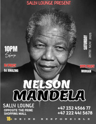 Nelson Mandela party Pamflet (VSA Brief) template