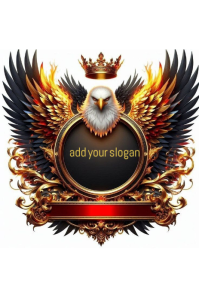 Neon A Pinterest Graphic template