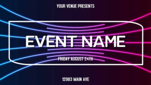 Roxo Event Promotion Digitalt display Template
