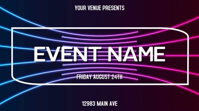Neon Back Umbukiso Wedijithali (16:9) template