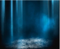 Neon Blue And Black Background  Medium Rectangle template