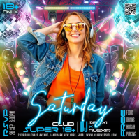 Club Event Post Instagram Template