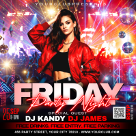 Club Party Iphosti le-Instagram Template