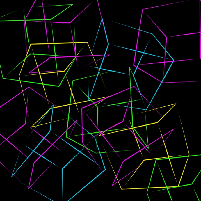 K Neon Cube Template PosterMyWall K Neon Cube Template PosterMyWall