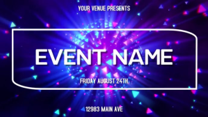 Neon Display digitale (16:9) template