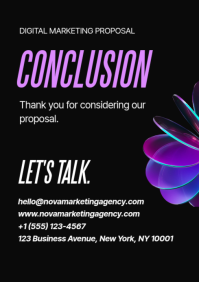 Black Digital Marketing Proposal A4 Template - Page 6