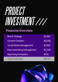 Black Digital Marketing Proposal A4 Template - Page 5