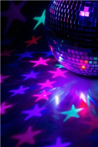 Neon Disco Party Background Poster template