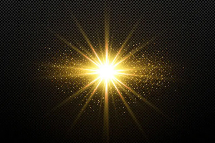 Neon Golden Light Burst Poster Template | PosterMyWall
