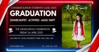 Neon Graduatuon  Facebook Event Cover template