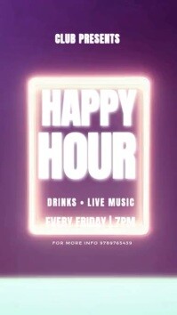 Rosa Happy Hour Instagram Story Template