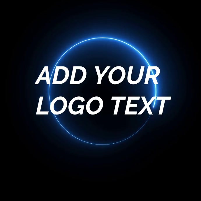 NEON LOGO Template | PosterMyWall