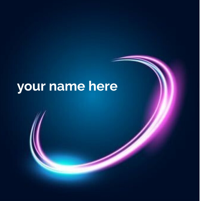 Neon logo Template | PosterMyWall
