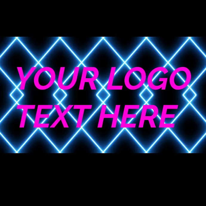 NEON LOGO design Template | PosterMyWall