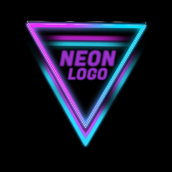 NEON LOGO Template | PosterMyWall