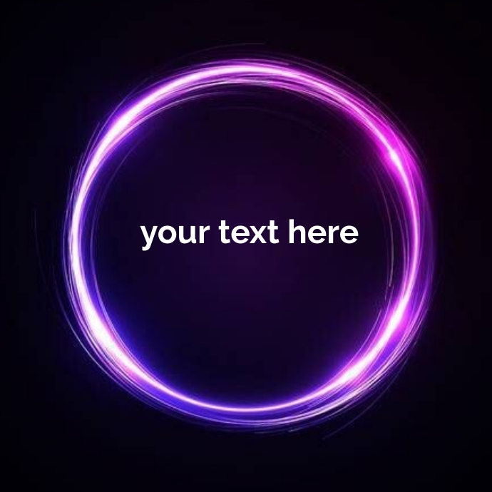 Neon logo Template | PosterMyWall