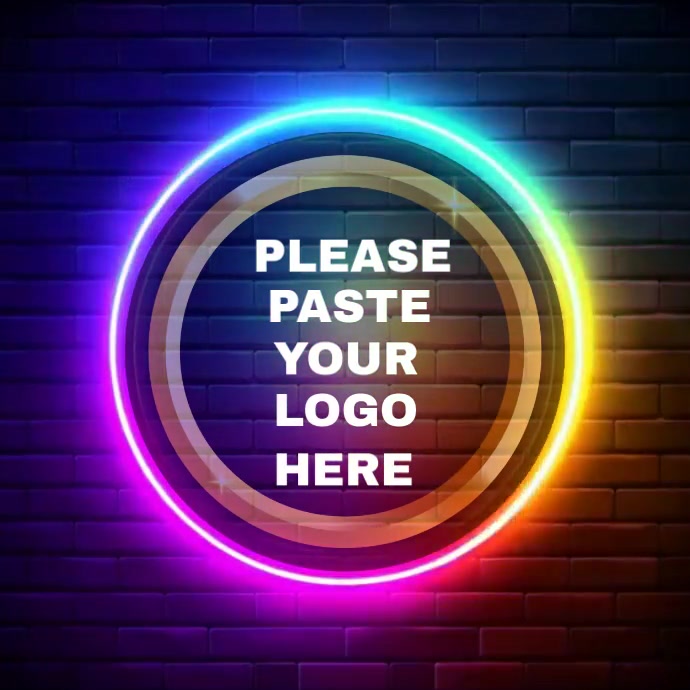 Copy of Neon Logo Intro Outro Logo Animation Maker For Your Business ...