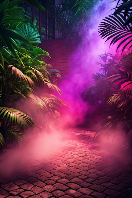 Neon Mist Background Template | PosterMyWall