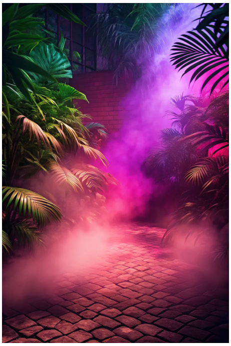 Pink Mystical Pathway Posters Template | PosterMyWall