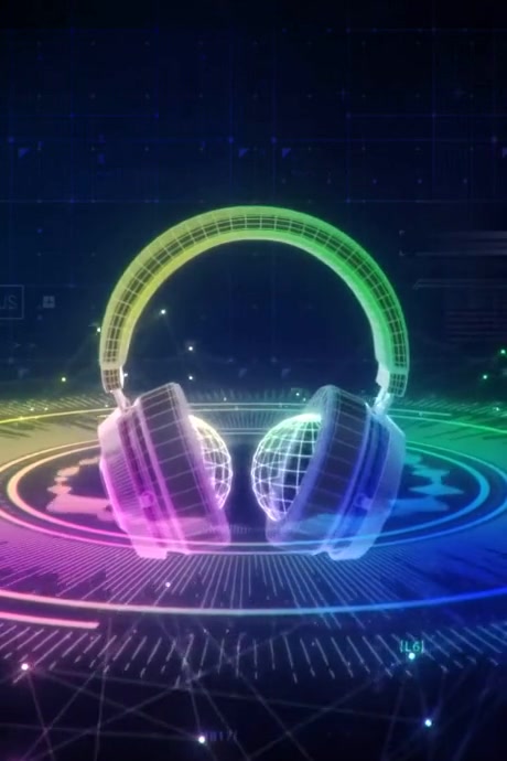 Neon Music And Entertainment Video Show Poster template