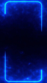 Neon Neon Blue Frame Digital Background Digital Display (9:16) template