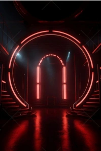 Neon Neon Party  Poster Plakat template