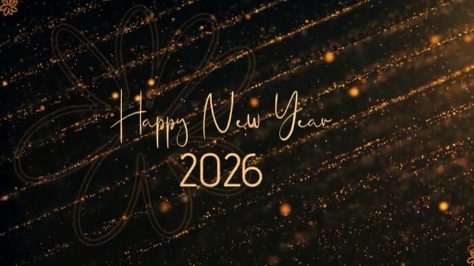 Neon New Year  Digital Display (16:9) template